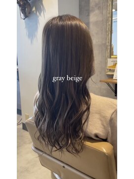 キャリフヘアストア(CALIF hair store) gray　beige
