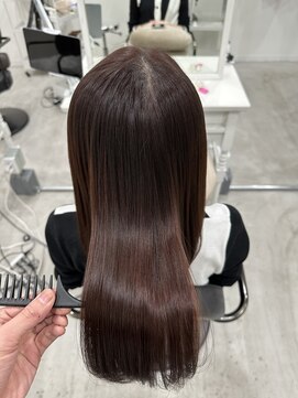 リト 天王寺阿倍野店(Retto:) 髪質改善×ロブ×カシスピンク