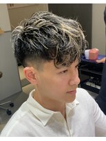 ウノプリール 茶屋町店(unopulir)&nbsp;メッシュキャップで作る外国人風メッシュスタイル