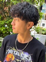 ローウェ バイ フィフス 立川メンズサロン(Louwe by fifth)&nbsp;波巻きパーマツイストスパイラルパーママッシュメンズパーマ