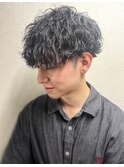 刈り上げマッシュ★波巻きパーマ×ツイスパ★