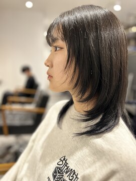 ノア(noah.) 伸ばしかけの人も/レイヤーウルフ/ブルーヴァイオレットインナー