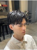 アップバンク2ブロ刈り上げ