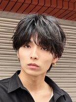 フィフス 渋谷(fifth)&nbsp;緩めシャドウパーマメンズマッシュウルフカットbtsテテグク渋谷