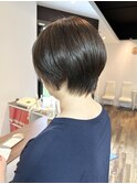 【ショートボブ】マーブ/イルミナカラー/白髪ぼかし/韓国/ハイト