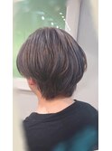 ショートボブ グレイシルバー