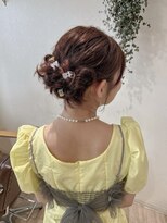 ゼスト 中野店(ZEST) 【ZEST中野/chihiro】お呼ばれヘア/ふわふわお団子