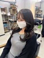 アリープパロット(ALEAP parrot)&nbsp;顔まわりレイヤーカット/ダークブラウン