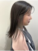 プツッとロブとインナーカラー