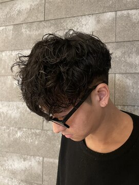 ニアウ 伊勢崎連取店(Niau) メンズマッシュツイストスパイラルパーマメンズパーマ