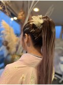 袴ヘアアレンジ