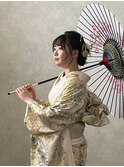 成人式前撮りヘアセット