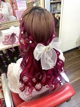 ヘアセットアップス(UP's)の写真/【新宿☆カジュアルなのに差が付くstyle】可愛い×安い!周りと被らない推し活ヘアアレンジを豊富にご用意♪