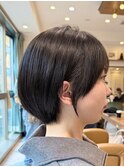 イメチェン外ハネボブ美髪ワイドバングレイヤーショート/大宮