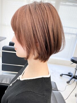 ヘアーアンドメイク サワ 上田本店(SAWA) 透明感髪質改善カラー内巻きショートボブ小顔艶感