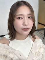 ベルヘアーデザイン 堺東(Belle hair Design)&nbsp;くびれヘア韓国風アディクシーカラーオリーブレイヤーカット堺東