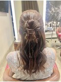 ヘアアレンジ/リボンアレンジ