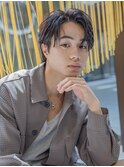 小久保styleフェザーパーマフェザーショートグレーエンドカラー