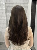 【広島韓国ヘア】韓国レイヤーカット×ブリーチなしグレージュ
