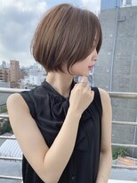 ロンド 表参道店(Lond)&nbsp;20代30代40代オススメ長めショートボブ　小顔/黒髪/ボブルフ