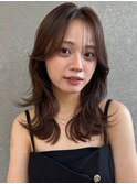 韓国レイヤーカット/フェイスレイヤー/前髪/韓国風バング