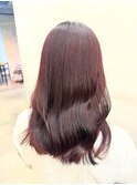 ブリーチなしでボルドーカラー (池袋東口/髪質改善)