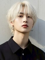 アポロ 横浜駅店(apollo) xメンズ/ホワイトグレージュ/レイヤーカット