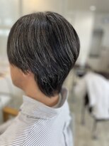 カラペア 大みか店(Color-pair) ショートウルフ+酸性ストレート