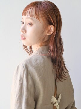 ディッセンバー 渋谷(December) オレンジブラウン/フルバング/ワイドバング/学割U24