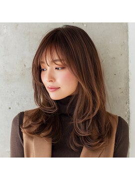 大人シックレイヤー/ナチュラルブラウン30代40代50代