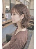 ミディアムレイヤーボブ