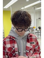 アフューズバイストゥー(Vfuse by StueW)&nbsp;シャドウパーマ×ブラウン