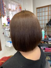 サロン ド シルク 前髪ありボブ