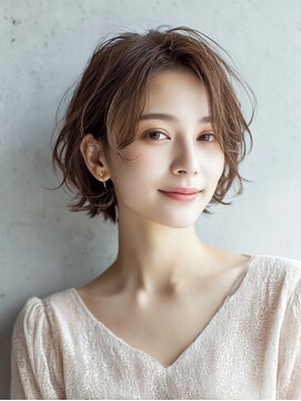 ハーツ(Heart's) 白髪ぼかし脱白髪染め似合わせカット40代50代60代