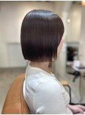 【20代30代40代 切りっぱなしボブ】