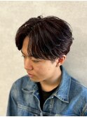 毛流れセンターパート