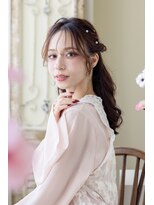 ヘアメイクサロン シャルメ(Hair Make Salon CHARMER) 大人かわいい◎ねじりハーフツイン♪
