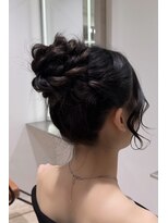 エクステ/シールエクステ専門店/梅田/ヘアセット/ヘアアレンジ/LANDS ANNEX  エクステ&nbsp;【ヘアセット】アップスタイル/ブライダルヘア／梅田駅