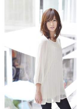 ヘアーアートシフォン 池袋西口店(Hair art chiffon) オン眉マッシュウルフグレージュ小顔切りっぱなしボブ 池袋