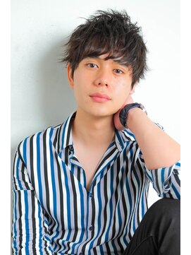 アクティフ(actif) ツーブロッククラウドマッシュ無造作ショート