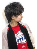 【morio池袋】無造作カール・ウルフエッジショート