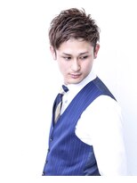 フジヤマ バーバー ショップ(FUJIYAMA BARBER SHOP)&nbsp;ソフトツーブロック フェザーマッシュくせ毛風パーマd