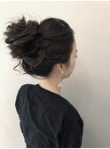 【Neolive  aim】無造作お団子ヘア