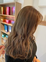 ミーナ バイ アーバン(Meena by urban.)&nbsp;【ANNEXハザマ】透明感オリーブベージュ×ランダムカールロング