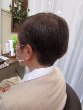 コアフィールフィス(COIFFURE fils) 《見附　今町》ミセス　大人ショート　骨格修正カット