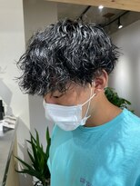 クオル 立川(QOL)&nbsp;無造作パーマツイストスパイラルパーマツーブロック波巻きパーマ