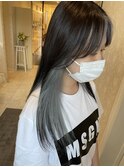 インナーホワイトシルバー #大人かわいいヘア