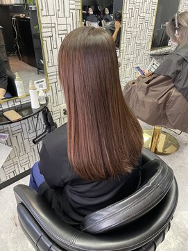 アローズ 久留米店(arose) 大人可愛い透明感立体感グレージュ×エアストレート