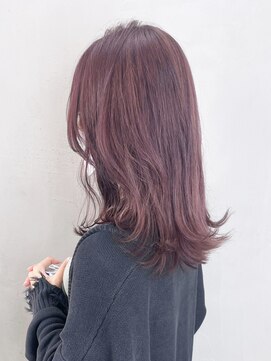 アイティーバイアルバム 藤沢店(IT by ALBUM) ラベンダーグレージュ_グレージュカラーボブウルフ_ba401201