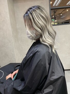 サニー 渋谷(SUNNY) バレイヤージュ、ココアベージュ、ハイライト、グレージュカラー